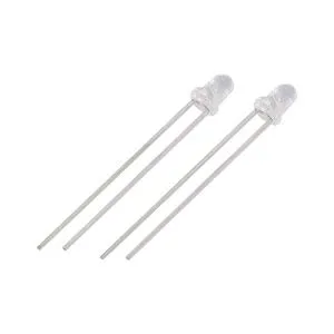 Vad är strömförbrukningen för en 3 mm röd LED?